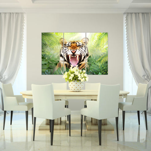 Wandbilder Wohnzimmer XXL Tieger Abstrakt Moderne Bilder Tiere